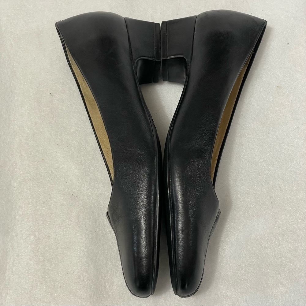 TROTTERS Womens Black Kari Round Toe Block Heel Slip‎ On Neutral Pumps 8 N - Picture 6 of 13